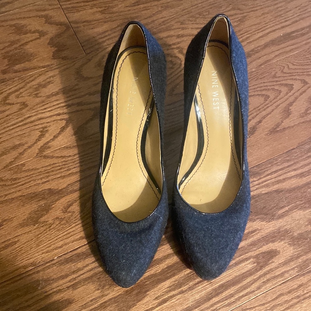 Nine West Heels, Textile Manmade Uppers, Size 8, 4 1/2”heel,like new,hardly worn